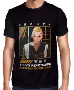 Camisa FULL Exclusiva Draken - Tokyo Revengers