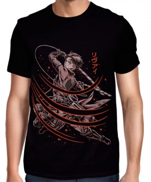 Camisa FULL Levi Brusher - Shingeki no Kyojin Mod 03