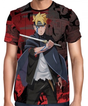 Camisa FULL Print Brusher Boruto Mod 03