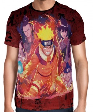Camisa FULL Print Premium Naruto Classico