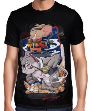 Camisa FULL Tom e Jerry Sennin Mode Exclusiva Naruto