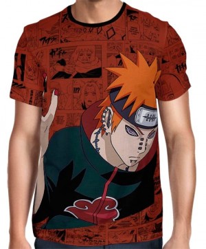 Camisa Full Print Color Mangá Exclusiva - Pain Modelo 02  - Naruto 