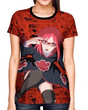 Camisa Full Print Color Mangá Exclusiva - Karin - Naruto  