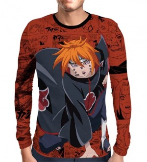 Camisa Manga Longa Naruto - Pain Ajisai - Full Print