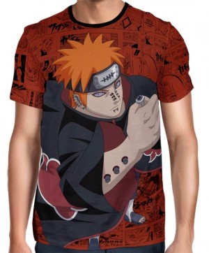 Camisa Full Print Color Mangá Exclusiva - Pain  - Naruto 