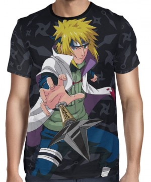 Camisa Naruto - Minato Modelo 1 - Color Print