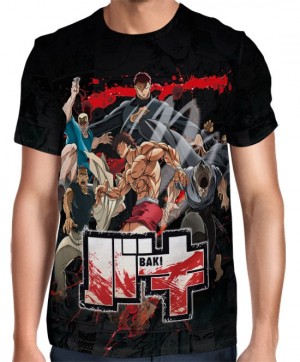 Camisa FULL Exclusiva Baki Hanma Mod 01