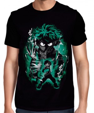 Camisa FULL Minimalista Izuku Midoriya - Boku No Hero Academia