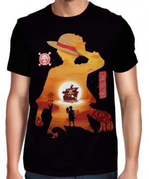 Camisa FULL Luffy Minimalista - One Piece