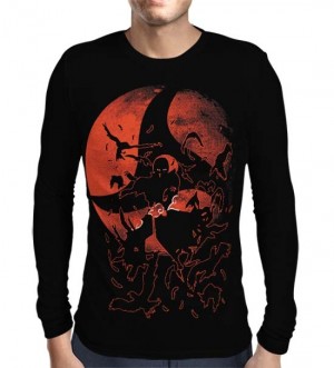 Camisa Manga Longa Naruto - Itachi Sharingan