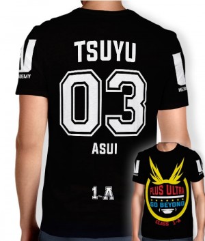Camisa Full PRINT Go Beyond - Tsuyu Asui - Boku No Hero Academia