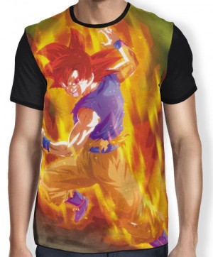 Camisa Full God Goku - Dragon Ball Super Broly