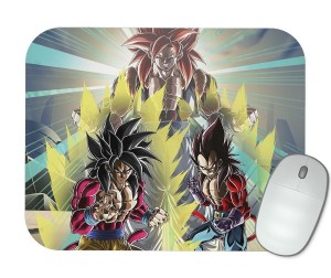 Mouse Pad - SSJ4 Goku e Vegeta - Dragon Ball GT