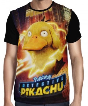 Camisa Full Psyduck - Pokemon Detetive Pikachu