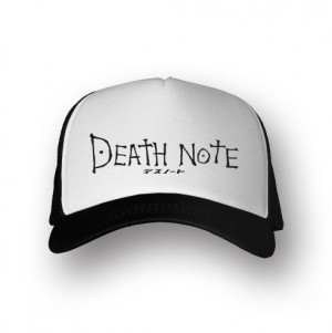 Boné Trucker Death Note - Preto/Branco
