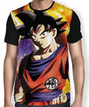 Camisa Full Ready Goku - Dragon Ball Super