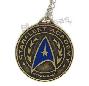 STR-03 - Colar Nave Medalha Starfleet Academy - Star Trek