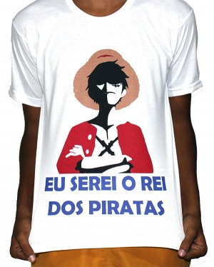 Camisa VA  - One Piece Luffy Rei dos Piradas