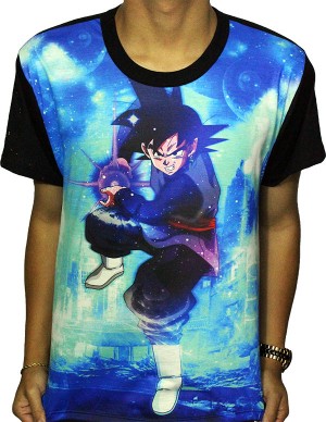 Camisa FULL Black Goku - Dragon Ball Super