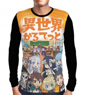 Camisa Manga Longa Isekai Quartet