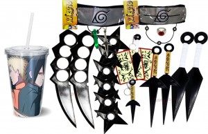 Kit Ninja Kunai Naruto Anel Colar Naruto Bandana Itachi K56