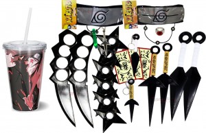 Kit Ninja Kunai Naruto Anel Colar Naruto Bandana Itachi K57