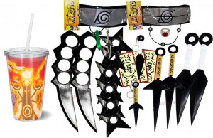 Kit Ninja Kunai Naruto Anel Colar Naruto Bandana Itachi K58