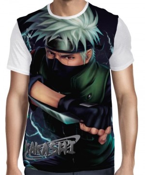 Camisa FULL Kakashi Mod. 02- Naruto