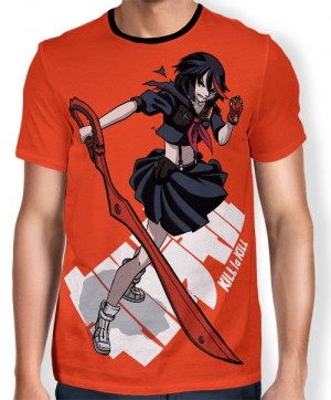 Camisa FULL Print Ryuko Fight - Kill la Kill