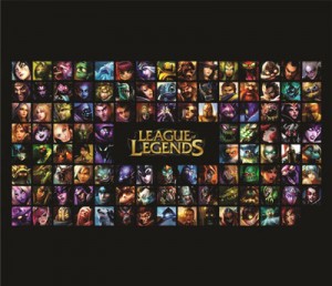 Mouse Pad - LOL Quadrados - League of Legends
