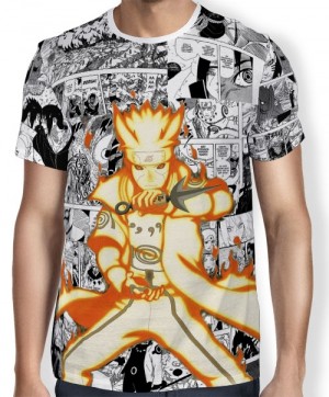 Camisa FULL Print Manga Minato - Naruto