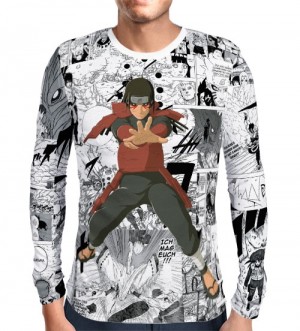 Camisa Manga Longa Print Mangá Hashirama Modelo 2 - Naruto