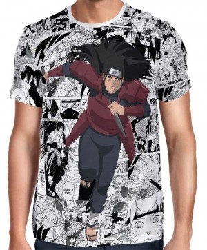 Camisa FULL Print Mangá Hashirama - Naruto