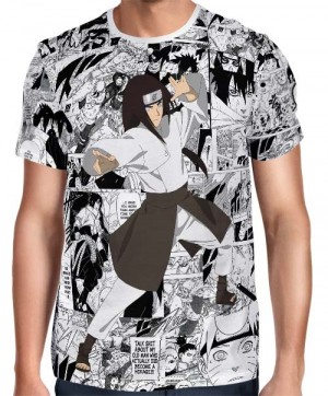 Camisa FULL Print Mangá Neji Hyuga Modelo 2 - Naruto