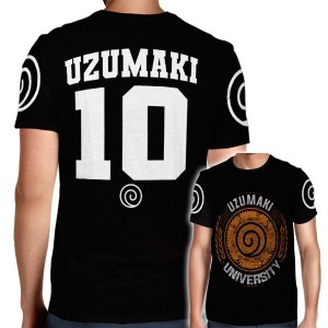 Camisa Full PRINT Uzumaki University - Uzumaki Naruto