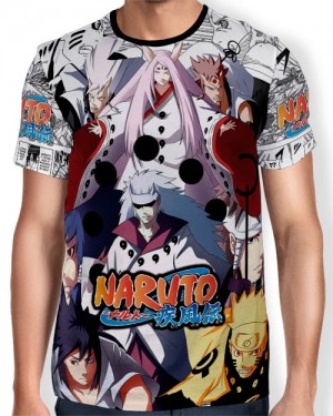 Camisa FULL PRINT Sennin Forms - Naruto
