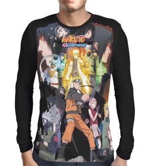 Camisa Manga Longa Sagas - Naruto