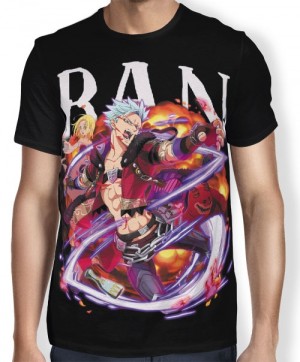 Camisa Full Bandit Ban - Nanatsu no Taizai
