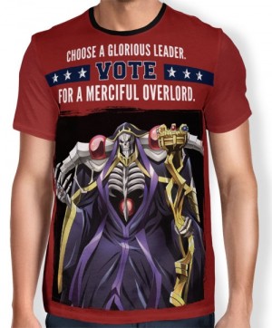 Camisa Full Print Vote Leader - Overlord