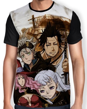 Camisa FULL Black Clover - Touros Negros