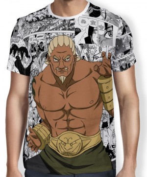 Camisa FULL Print Manga Raikage - Naruto