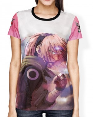 Camisa FULL Print Sakura Haruno - Naruto