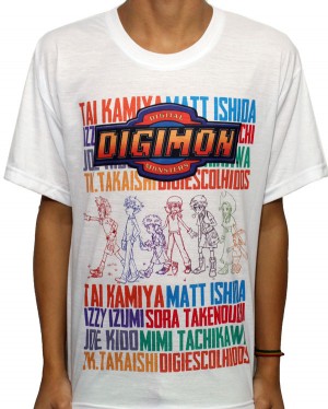 Camisa SB Digimon - Digimon Adventure