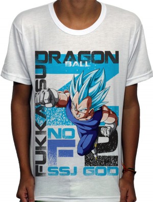 Camisa SB Vegeta God 2 - Dragon Ball Z