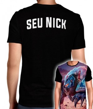 Camisa Full PRINT League Of Legends - Volibear - Personalizada Modelo Apenas Nick Name