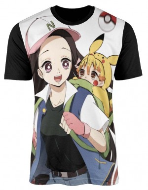 Camisa FULL Nezuko - Zenitsu - Kimetsu no Yaiba - Pokemon