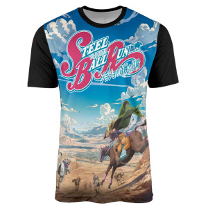 Camisa Steel Ball Run - Jojo's Bizarre Adventure