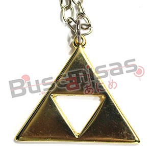 ZE-11 - Colar Triforce Dourado - The Legend of Zelda