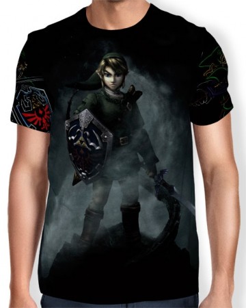 Camisa Full Print - Link - Legend Of Zelda