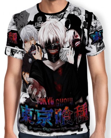 Camisa Full Print - Tokyo Ghoul